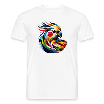 Calopsitte (17) - T-shirt homme - blanc - Devant - AI Model Male 178 dark (178cm)