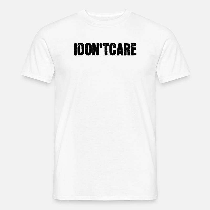 Ist Mir Wurscht Statement Egal - Männer T-Shirt - Weiß