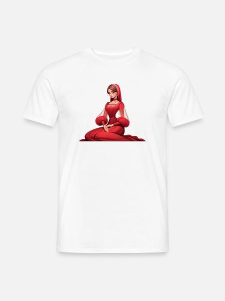 Ded Moroz Snegurotschka russischer Weihnachtsmann - Männer T-Shirt - Weiß