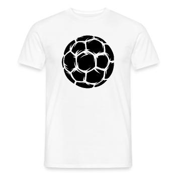 Handballer Handball Ball Logo Illustration Symbol - Männer T-Shirt - Weiß - Vorne - AI Model Male 178 dark (178cm)