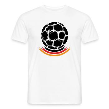 Ball Handball Head Germany Team Team European Championships - Men's T-Shirt - white - Front - AI Model Male 178 dark (178cm)