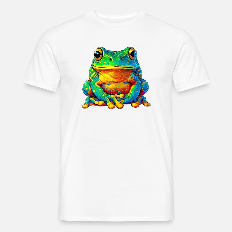 Frosch - Männer T-Shirt - Weiß