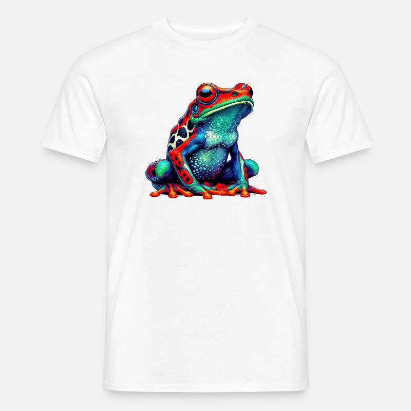 Frosch - Männer T-Shirt - Weiß