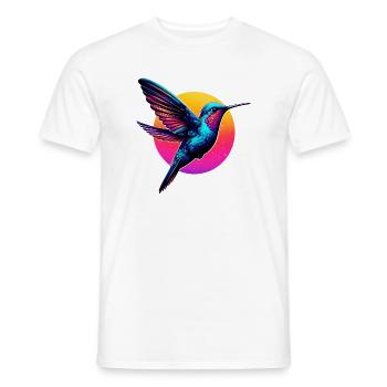 Colibri - T-shirt homme - blanc - Devant - AI Model Male 178 dark (178cm)