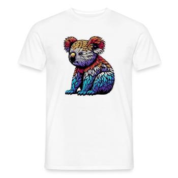 Koala - Männer T-Shirt - Weiß - Vorne - AI Model Male 178 dark (178cm)