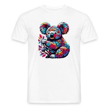 Koala - Männer T-Shirt - Weiß - Vorne - AI Model Male 178 dark (178cm)
