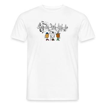Randonnée entre amis - T-shirt homme - blanc - Devant - AI Model Male 178 dark (178cm)