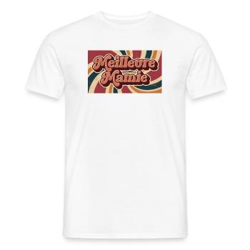 Best Granny - Men's T-Shirt - white - Front - AI Model Male 178 dark (178cm)