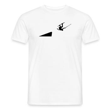 Stunt Surfing Vague Surf Lit Wakeboard Surf - T-shirt homme - blanc - Devant - AI Model Male 178 dark (178cm)