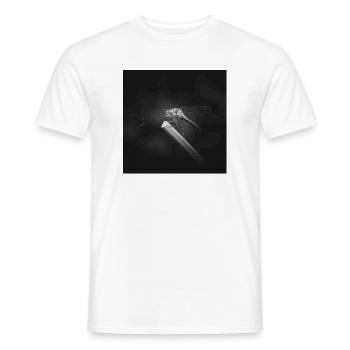 Libelle Insekt Nahaufnahme Poster - Männer T-Shirt - Weiß - Vorne - AI Model Male 178 dark (178cm)