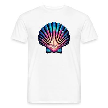 Coquille Saint-Jacques - T-shirt homme - blanc - Devant - AI Model Male 178 dark (178cm)