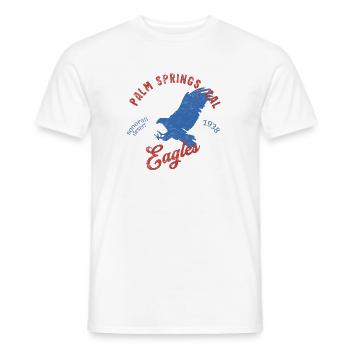 Palm-Springs California Sports Retro Vintage Design - Männer T-Shirt - Weiß - Vorne - AI Model Male 178 dark (178cm)