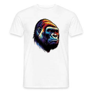 Gorille - T-shirt homme - blanc - Devant - AI Model Male 178 dark (178cm)