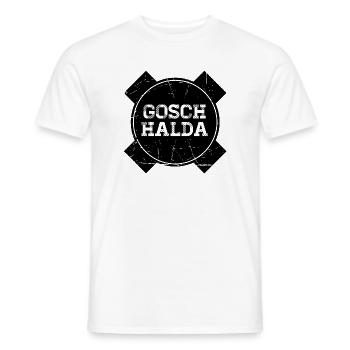 Gosch Halda - Männer T-Shirt - Weiß - Vorne - AI Model Male 178 dark (178cm)