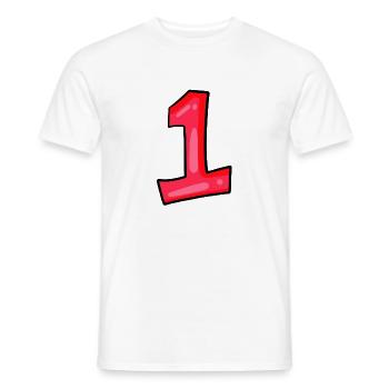 1 - T-shirt homme - blanc - Devant - AI Model Male 178 dark (178cm)