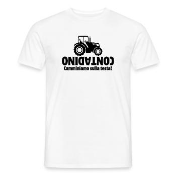 Landwirt, Italien, Landwirt - Männer T-Shirt - Weiß - Vorne - AI Model Male 178 dark (178cm)