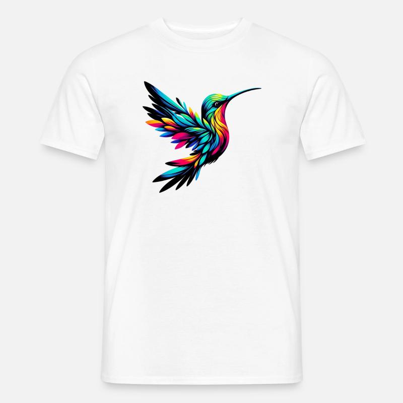 Kolibri - Männer T-Shirt - Weiß