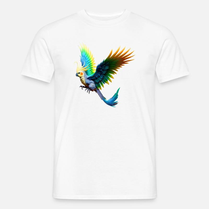 Regenbogennymph (03) - Männer T-Shirt - Weiß