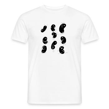 Bone - Men's T-Shirt - white - Front - AI Model Male 178 dark (178cm)