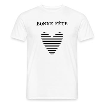 GRANNY. GRANDMA. MOTHER'S DAY. HAPPY BIRTHDAY MAMI - Men's T-Shirt - white - Front - AI Model Male 178 dark (178cm)