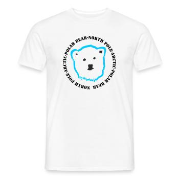 Eisbär 4 - Männer T-Shirt - Weiß - Vorne - AI Model Male 178 dark (178cm)