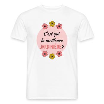 GRANNY. GRANDMA. FEAST - Men's T-Shirt - white - Front - AI Model Male 178 dark (178cm)