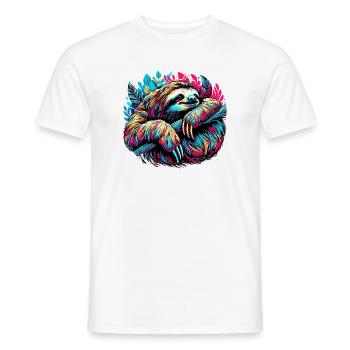 Paresse - T-shirt homme - blanc - Devant - AI Model Male 178 dark (178cm)