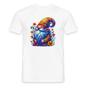 Gnome Goblin Elf - Men's T-Shirt - white - Front - AI Model Male 178 dark (178cm)