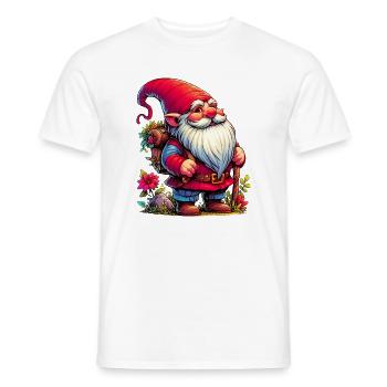 Gnome Goblin Elf - Men's T-Shirt - white - Front - AI Model Male 178 dark (178cm)