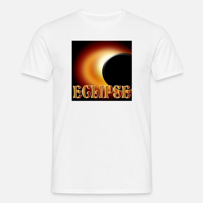 SOLAR ECLIPSE ECLIPSE ASTRONOMY - Men's T-Shirt - white