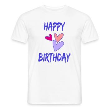 60. 60 YEARS. 60th ANNIVERSARY. 60TH BIRTHDAY. - Men's T-Shirt - white - Front - AI Model Male 178 dark (178cm)