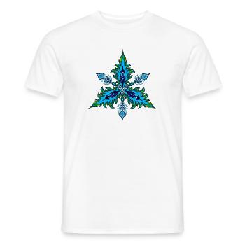 Crystal - Men's T-Shirt - white - Front - AI Model Male 178 dark (178cm)