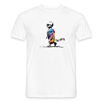 Be Cool Be Different - Männer T-Shirt - Weiß - Vorne - AI Model Male 178 dark (178cm)