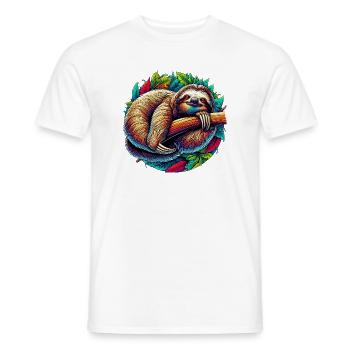 Paresse - T-shirt homme - blanc - Devant - AI Model Male 178 dark (178cm)