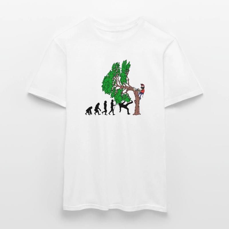 Tree Evolution Bois Bûcheron Forêt de bûcherons T-shirt homme