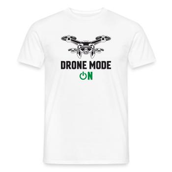 Drohnen-Modus Ein - Männer T-Shirt - Weiß - Vorne - AI Model Male 178 dark (178cm)