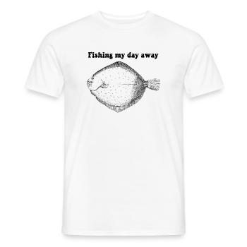 My Day Away 2 - Men's T-Shirt - white - Front - AI Model Male 178 dark (178cm)