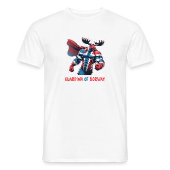 Wächter von Norwegen Elch - Männer T-Shirt - Weiß - Vorne - AI Model Male 178 dark (178cm)