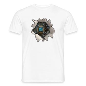 Mon fonctionnement interne - T-shirt homme - blanc - Devant - AI Model Male 178 dark (178cm)