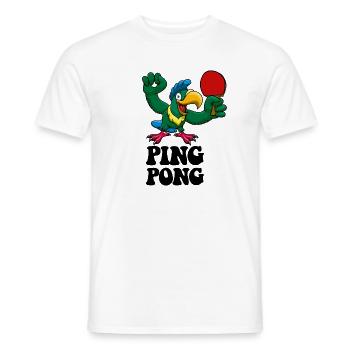 Ping Pong Champion Design Tennis de table et - T-shirt homme - blanc - Devant - AI Model Male 178 dark (178cm)