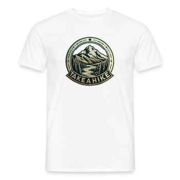 Take a hike! - Men's T-Shirt - white - Front - AI Model Male 178 dark (178cm)