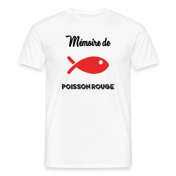 FISCH. APRILSCHERZ. HUMOR. MEER. OZEAN - Männer T-Shirt - Weiß - Vorne - AI Model Male 178 dark (178cm)
