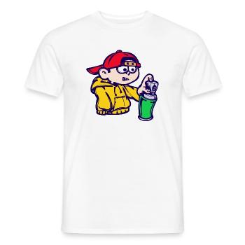 Strassenkunst Wildstyle Sprayer Graffiti Spraydose - Männer T-Shirt - Weiß - Vorne - AI Model Male 178 dark (178cm)