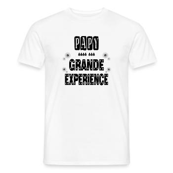 Papy Avec Une Grande Expérience Grand Père - T-shirt homme - blanc - Devant - AI Model Male 178 dark (178cm)