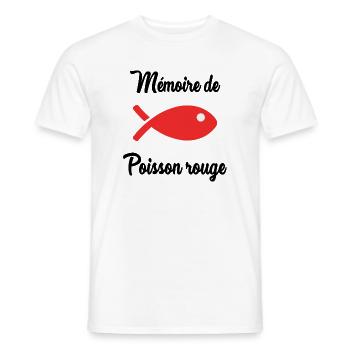 FISCH. APRILSCHERZ. HUMOR. MEER. OZEAN - Männer T-Shirt - Weiß - Vorne - AI Model Male 178 dark (178cm)