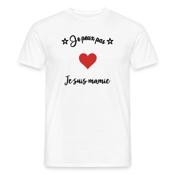 OMA. MUTTERTAG. ALLES GUTE ZUM OMA-TAG. ICH LIEBE DICH - Männer T-Shirt - Weiß - Vorne - AI Model Male 178 dark (178cm)