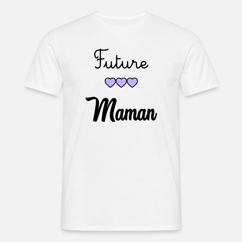 WERDENDE MAMA - Männer T-Shirt - Weiß