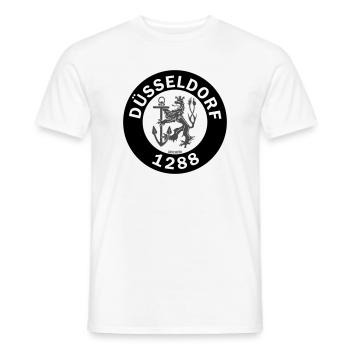 Düsseldorfer Löwe 1288 Local Sketch - Männer T-Shirt - Weiß - Vorne - AI Model Male 178 dark (178cm)