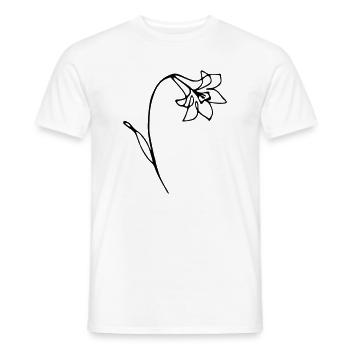 narcisse - T-shirt homme - blanc - Devant - AI Model Male 178 dark (178cm)