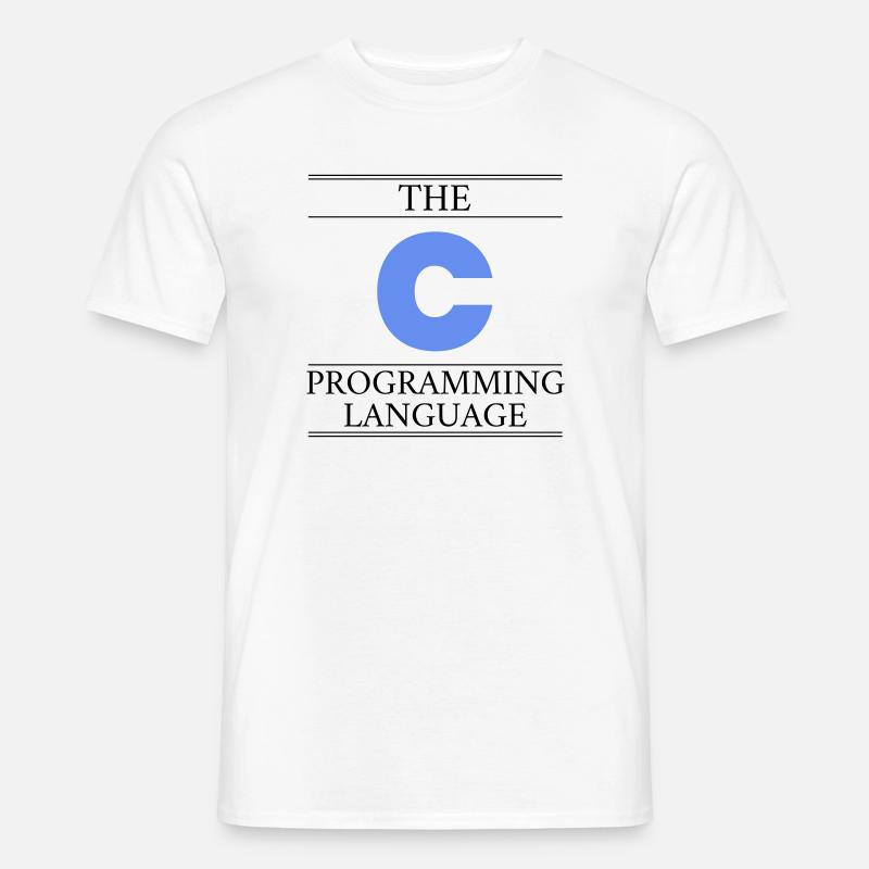 Le langage de programmation C - T-shirt homme - blanc